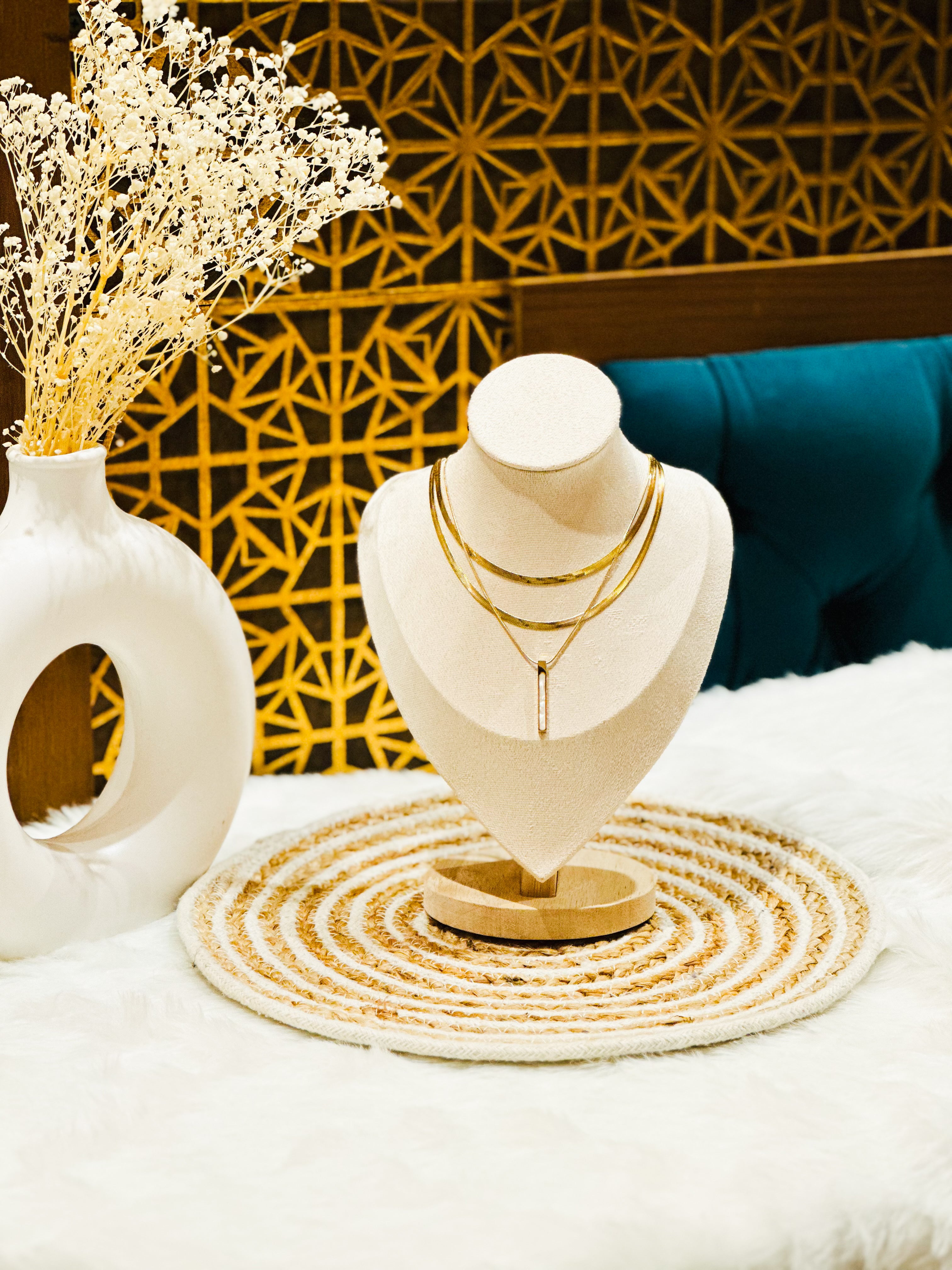 MINIMAL TRIO LAYER NECKLACE