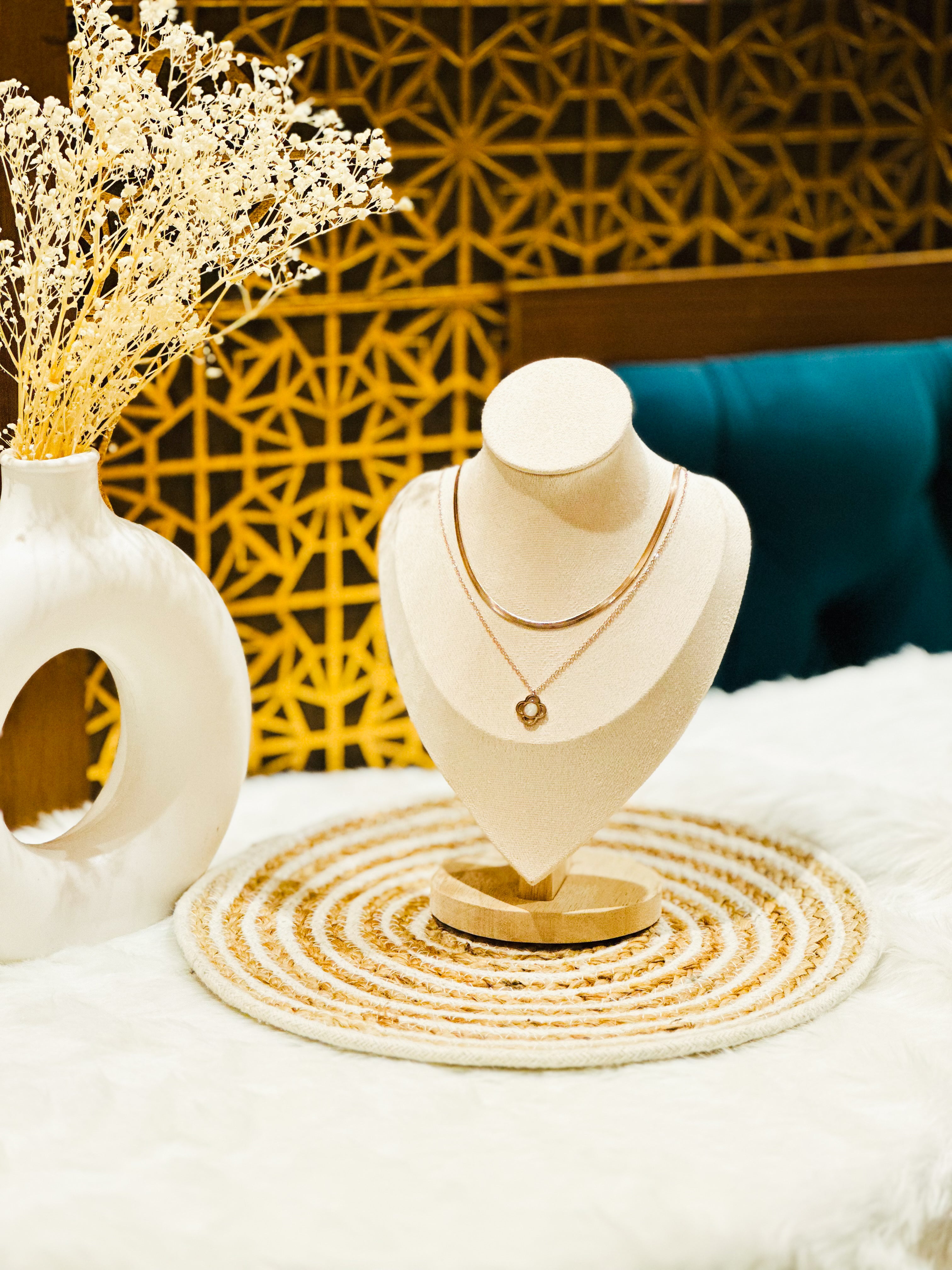 DUO CHARM LAYERED NECKLACE